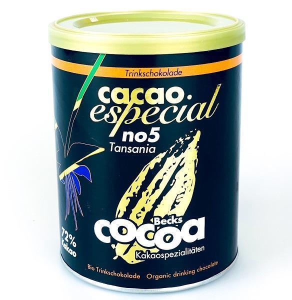 BIO čokoláda "ESPECIAL No.5" z kakaových bôbov z Tanzanie 72%